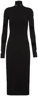 (Women) PRADA SS21 Black High-Neck A-Line Dress with Cut-Out Design 23843-1YRO-F0002-S-211 Order (Women) PRADA SS21 Black High-Neck A-Line Dress with Cut-Out Design 23843-1YRO-F0002-S-211