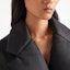Details for (Women) PRADA SS22 Black Coat with Belt Detail and Polo Collar. 29E862-1WQ8-F0002-S-222