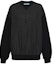 Order (W) PRADA SS22 Sudadera Negra de Cuello Redondo Holgada Manga Larga Casual. 134655-11ES-F0002-S-222