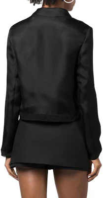 (W) PRADA SS22 ブラック ロゴプリント カジュアル 長袖ジャケット P589M-RS22-211PB-F-002 Shop (W) PRADA SS22 ブラック ロゴプリント カジュアル 長袖ジャケット P589M-RS22-211PB-F-002