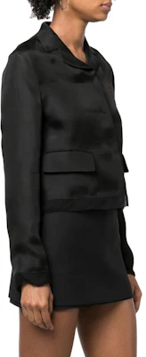 (W) PRADA SS22 ブラック ロゴプリント カジュアル 長袖ジャケット P589M-RS22-211PB-F-002 Purchase (W) PRADA SS22 ブラック ロゴプリント カジュアル 長袖ジャケット P589M-RS22-211PB-F-002