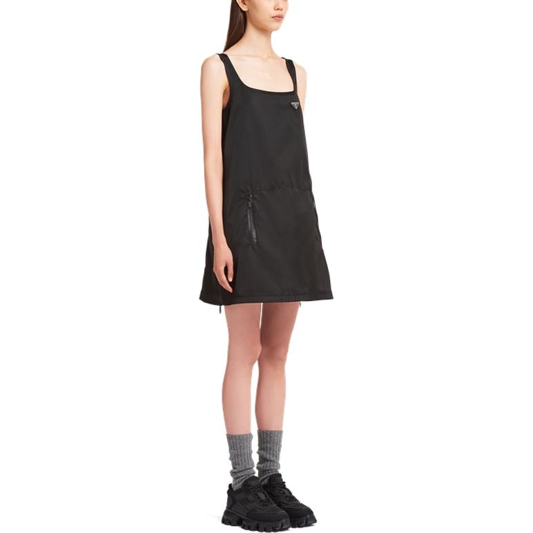 (Women) PRADA SS22  Black Re-Nylon Sleeveless A-Line Dress 230671-1WQ8-F0002-S-212 圖 5