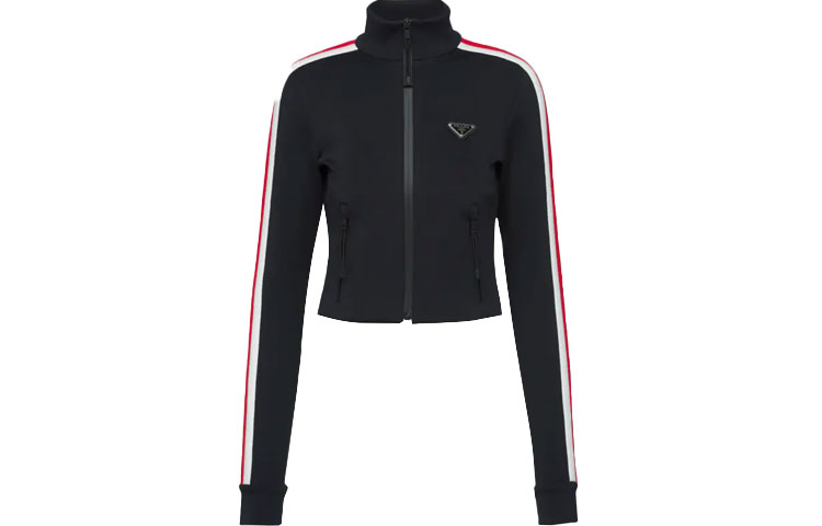 Order (W) PRADA SS22 黑色条纹针织夹克 138600-10UD-F0002-S-212