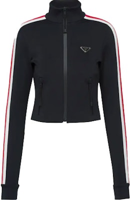 (W) PRADA SS22 黑色条纹针织夹克 138600-10UD-F0002-S-212 Order (W) PRADA SS22 黑色条纹针织夹克 138600-10UD-F0002-S-212