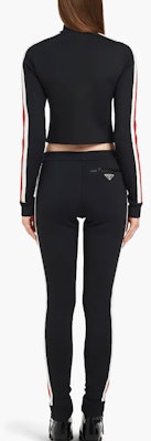 (W) PRADA SS22 黑色条纹针织夹克 138600-10UD-F0002-S-212 Shop (W) PRADA SS22 黑色条纹针织夹克 138600-10UD-F0002-S-212