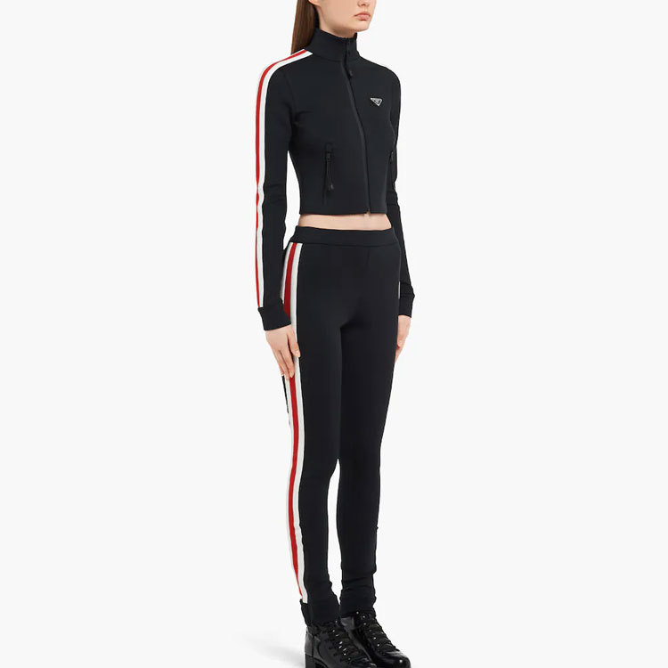 Purchase (W) PRADA SS22 黑色条纹针织夹克 138600-10UD-F0002-S-212