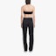Shop (Women) PRADA SS22 Black Striped Wide-Leg Casual Trousers. 22H873-1WQ9-F0967