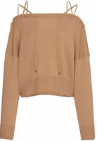 (Women) PRADA SS22 Brown Solid Oversized Long-Sleeve Knit Sweater. P24P1CS22110RX-F0040 (Women) PRADA SS22 Brown Solid Oversized Long-Sleeve Knit Sweater. P24P1CS22110RX-F0040