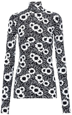 (W) Suéter PRADA SS22 Floral Jacquard de Punto en Negro. 39528G-10O0-F0967-S-212 Buy (W) Suéter PRADA SS22 Floral Jacquard de Punto en Negro. 39528G-10O0-F0967-S-212