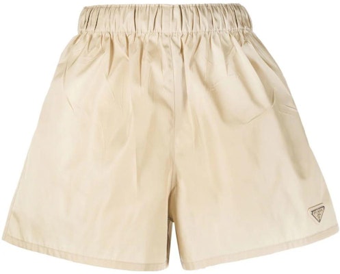 (W) 普拉达 SS22 三角标高腰卡其色短裤. 22C757-1WQ8-F0F24 Buy (W) 普拉达 SS22 三角标高腰卡其色短裤. 22C757-1WQ8-F0F24