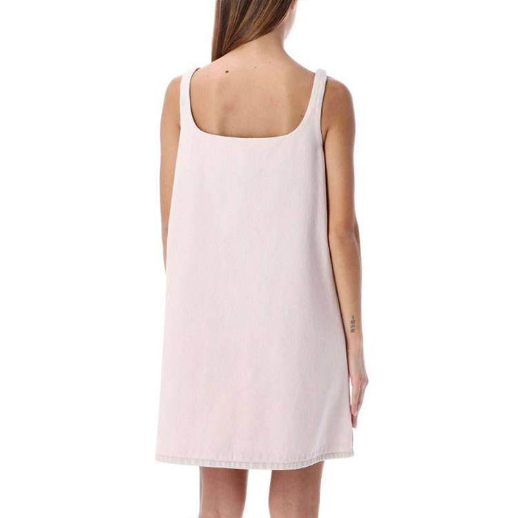 Purchase (W) PRADA SS22 Vestido Mini Sin Mangas de Denim Rosa. GFA122-10H7-F0T08