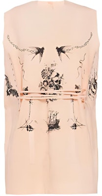 (W) PRADA SS22 Camiseta sin mangas con estampado y protección solar Opal White. P975I-101M-F0D91-S-221 Buy (W) PRADA SS22 Camiseta sin mangas con estampado y protección solar Opal White. P975I-101M-F0D91-S-221