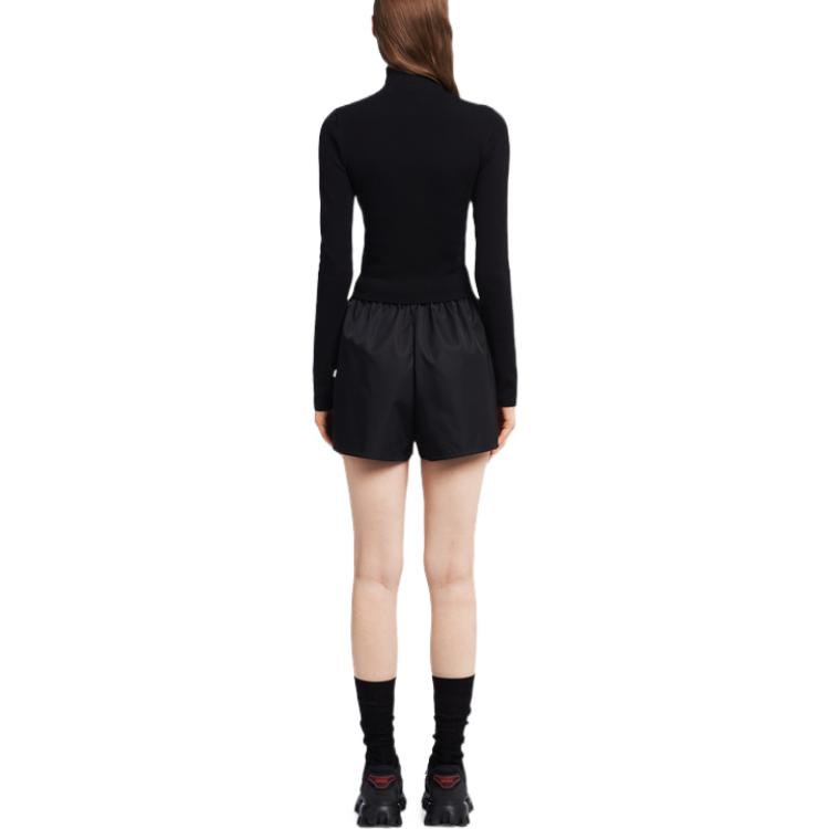 Shop (Women) PRADA SS22  Striped Knit Sweater Black P26436-10R0-F0967-S-221