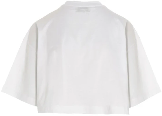 (W) 普拉达 SS22 白色logo印花短袖圆领T恤 3560AR-10IN-F0009 Lookbook (W) 普拉达 SS22 白色logo印花短袖圆领T恤 3560AR-10IN-F0009