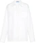 Buy (W) PRADA SS22 Camisa Blanca con Lazada Frontal y Protección Solar. P983I-1XV2-F0009-S-221