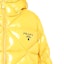 Sizing (Women) PRADA SS22 Yellow Puffer Jacket with Logo Print and Hood. 291952-1ZAH-F0322-S-212