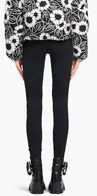 (W) 普拉达SS22花卉Logo印花羽绒冬季黑色连帽外套. 29M698-10UU-F0967-S-212 Sizing (W) 普拉达SS22花卉Logo印花羽绒冬季黑色连帽外套. 29M698-10UU-F0967-S-212