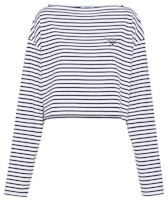 (Women) PRADA SS22 Striped Jersey Long Sleeve T-Shirt Women’s Blue 34628-103J-F0UB0-S-221 (Women) PRADA SS22 Striped Jersey Long Sleeve T-Shirt Women’s Blue 34628-103J-F0UB0-S-221