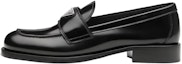 Buy (W) プラダ SS22 ブラッシュドレザーローファー (黒) 1D238M_055_F0002_F_020