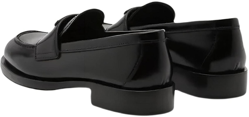 (W) プラダ SS22 ブラッシュドレザーローファー (黒) 1D238M_055_F0002_F_020 Shop (W) プラダ SS22 ブラッシュドレザーローファー (黒) 1D238M_055_F0002_F_020