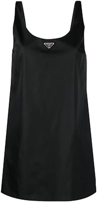 (Women) PRADA SS23 Black Nylon Sleeveless Dress with Triangle Logo. 230690-1WQ8-F0002-S-231 Buy (Women) PRADA SS23 Black Nylon Sleeveless Dress with Triangle Logo. 230690-1WQ8-F0002-S-231