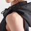 Details for (Women) PRADA SS23 Black Sleeveless Hoodie Dress with Logo Zipper. 230691-1WQ8-F0002-S-231