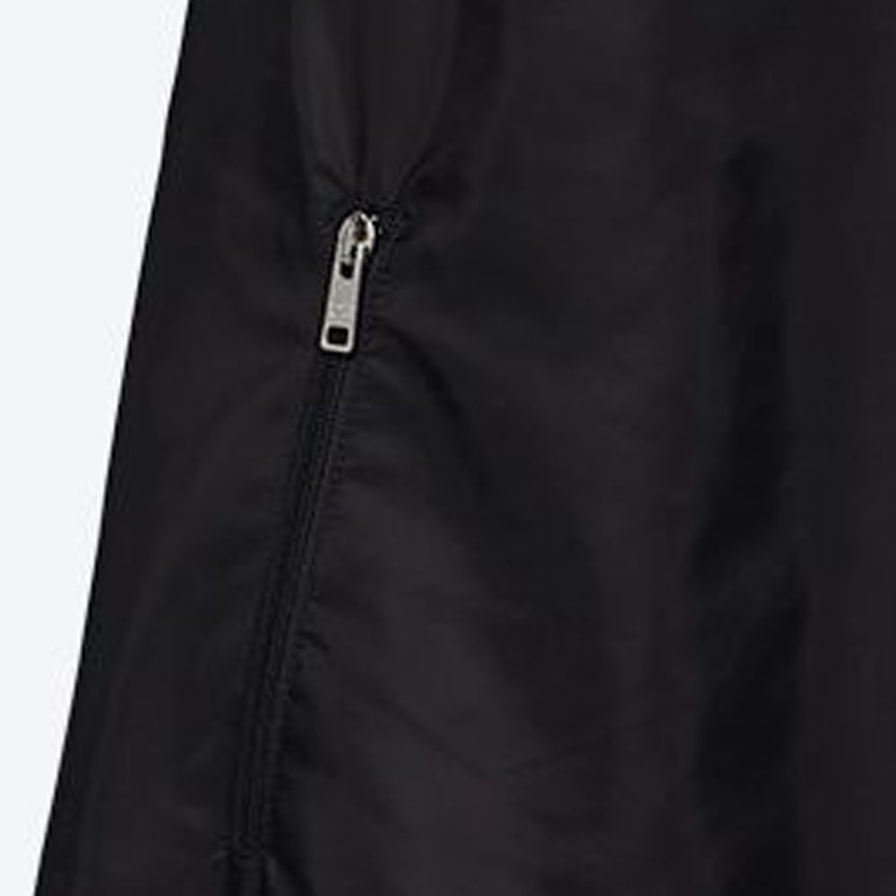 Sizing (Women) PRADA SS23  Black Sleeveless Hoodie Dress with Logo Print. 23X691-1WQ9-F0002-S-231