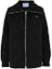 Buy (Women) PRADA SS23 Black Solid Color Zip-Up Collar Sweater. P635PS2221R4K-F0002