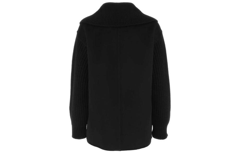 Lookbook (Women) PRADA SS23  Black Solid Color Zip-Up Collar Sweater. P635PS2221R4K-F0002