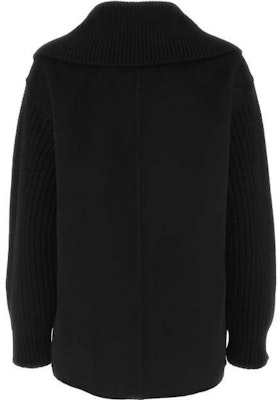 (Women) PRADA SS23 Black Solid Color Zip-Up Collar Sweater. P635PS2221R4K-F0002 Lookbook (Women) PRADA SS23 Black Solid Color Zip-Up Collar Sweater. P635PS2221R4K-F0002