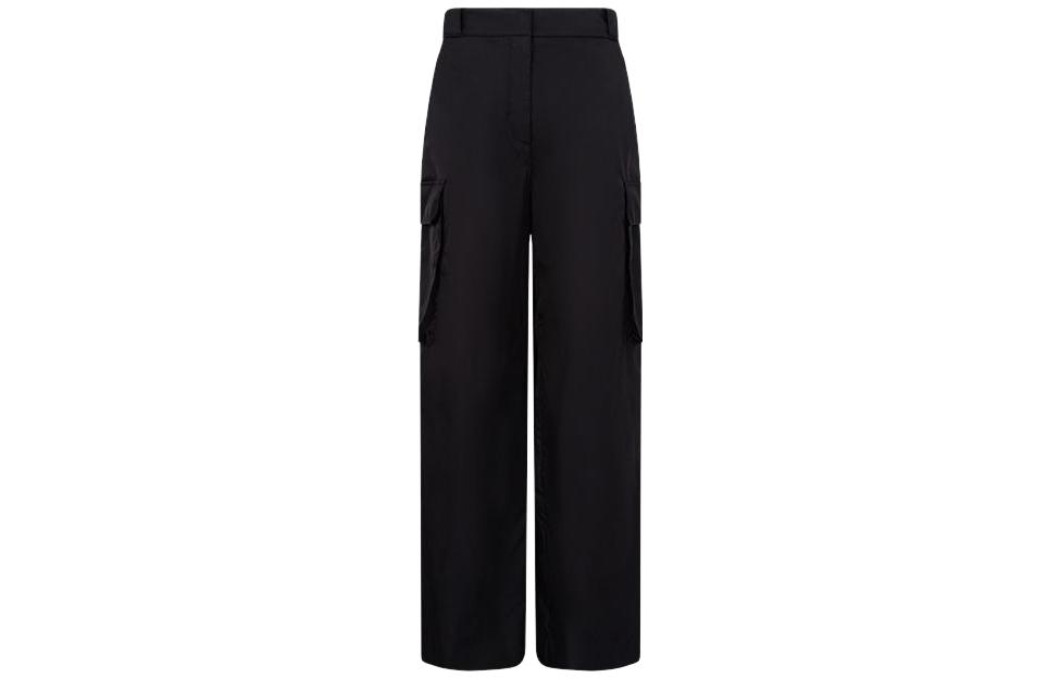 (Women) PRADA SS23  Black Straight-Leg Casual Pants with Logo. 22Y900-1WQ8-F0002-S-222 圖 2