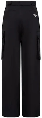 (Women) PRADA SS23 Black Straight-Leg Casual Pants with Logo. 22Y900-1WQ8-F0002-S-222 Lookbook (Women) PRADA SS23 Black Straight-Leg Casual Pants with Logo. 22Y900-1WQ8-F0002-S-222