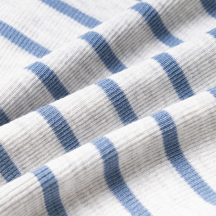 (Women) PRADA SS23  Blue Striped Detail Crewneck Short Sleeve Knit Top. P24V1G-11J5-F0VWZ-S-231 圖 7