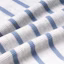 Sizing (W) プラダ SS23 ブルーストライプディテール クルーネック半袖ニットトップ. P24V1G-11J5-F0VWZ-S-231