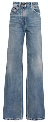 (Women) PRADA SS23 High-Waist Light Blue Denim Jeans with Five Pockets. GFP492-12O0-F0BAU-S-231 Order (Women) PRADA SS23 High-Waist Light Blue Denim Jeans with Five Pockets. GFP492-12O0-F0BAU-S-231