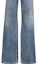 Sizing (Women) PRADA SS23 High-Waist Light Blue Denim Jeans with Five Pockets. GFP492-12O0-F0BAU-S-231