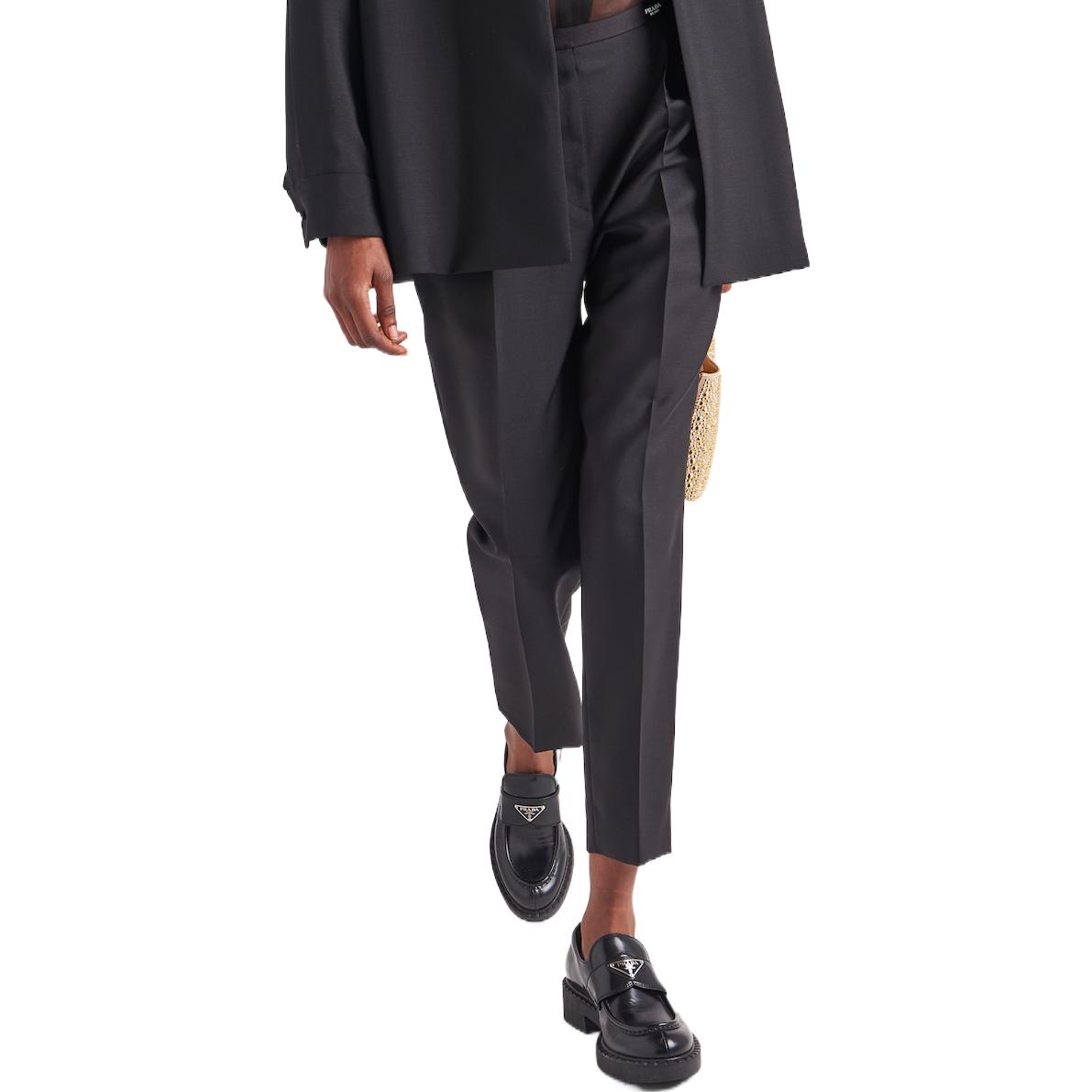 Lookbook (Women) PRADA SS23  High-Waisted Tapered Pants Black P277G-G54-F0002-S-231