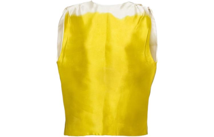 Order (W) PRADA SS23 Lime Green Baju Tanpa Lengan Colorblock Anti Matahari. P933L-125C-F0322-S-231