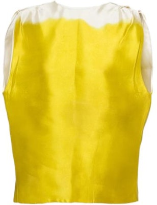 (W) PRADA SS23 Lime Green Baju Tanpa Lengan Colorblock Anti Matahari. P933L-125C-F0322-S-231 Order (W) PRADA SS23 Lime Green Baju Tanpa Lengan Colorblock Anti Matahari. P933L-125C-F0322-S-231