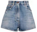 Buy (W) PRADA SS23 Celana Pendek Denim High-Waist Biru Terbaru GFP495-12O0-F0BAU-S-231