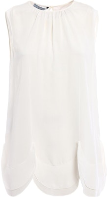 (W) PRADA SS23 Kemeja Tanpa Lengan Putih dengan Desain Lipat Anti Matahari P922E-1H51-F0304 Order (W) PRADA SS23 Kemeja Tanpa Lengan Putih dengan Desain Lipat Anti Matahari P922E-1H51-F0304