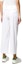 Shop (Women) PRADA SS23 White Straight-Leg Ankle-Zip Casual Pants P210D-1UCX-F0009-S-201