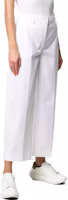 Purchase (W) プラダ SS23 ホワイト ストレートレッグ アンクルジップ カジュアルパンツ P210D-1UCX-F0009-S-201