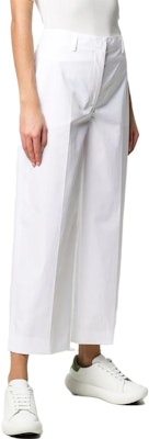 (Women) PRADA SS23 White Straight-Leg Ankle-Zip Casual Pants P210D-1UCX-F0009-S-201 Purchase (Women) PRADA SS23 White Straight-Leg Ankle-Zip Casual Pants P210D-1UCX-F0009-S-201