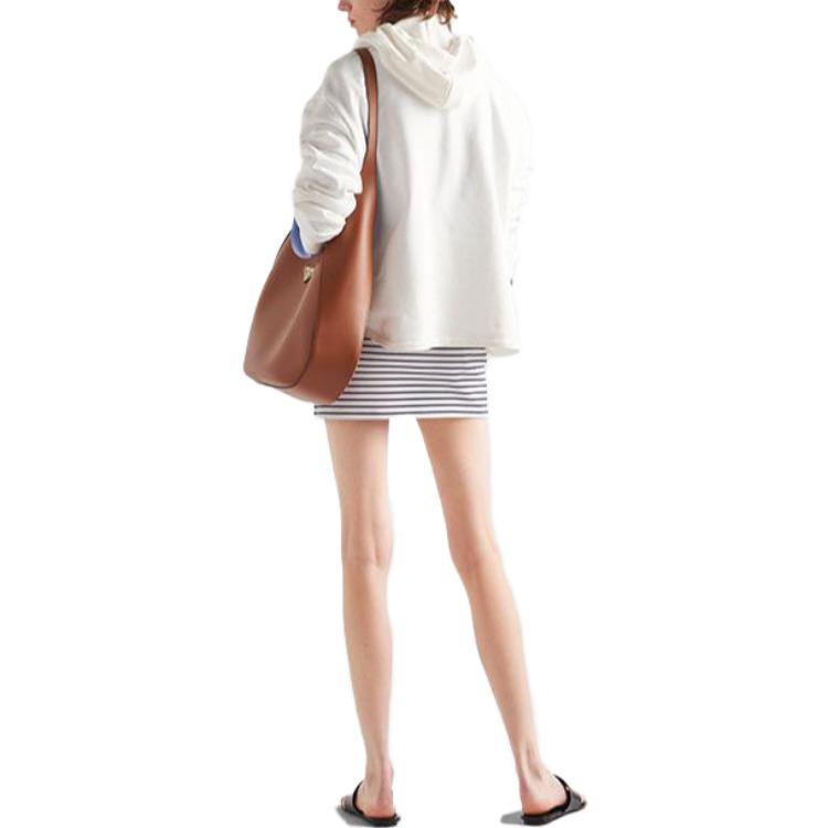 Details for (W) 普拉达 SS23 白色条纹针织迷你裙 休闲装 31127-111L-F0UB0-S-231