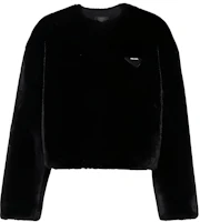 (Women) Prada SS23 Aspen Solid Logo Sweatshirt Black PZV008-12DH-F0002-S-231 (Women) Prada SS23 Aspen Solid Logo Sweatshirt Black PZV008-12DH-F0002-S-231