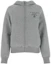 Order (Women) Prada SS23 Grey Zip Hoodie with Solid Color Logo Print P25I95-10J4-F0031-S-212
