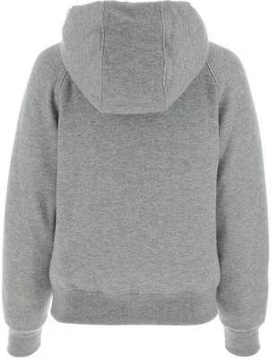 (Women) Prada SS23 Grey Zip Hoodie with Solid Color Logo Print P25I95-10J4-F0031-S-212 Lookbook (Women) Prada SS23 Grey Zip Hoodie with Solid Color Logo Print P25I95-10J4-F0031-S-212