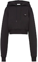 (Women) PRADA SS23 Holiday Collection Black Fleece Hoodie. 134666-12EE-F0002-S-231 (Women) PRADA SS23 Holiday Collection Black Fleece Hoodie. 134666-12EE-F0002-S-231