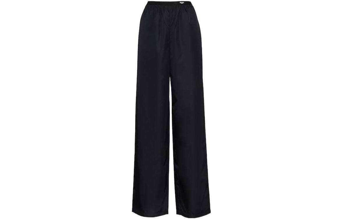 (Women) PRADA SS23 Holiday Collection  Black Recycled Nylon Straight Pants. 22Y887-1WQ8-F0002-S-231 圖 2